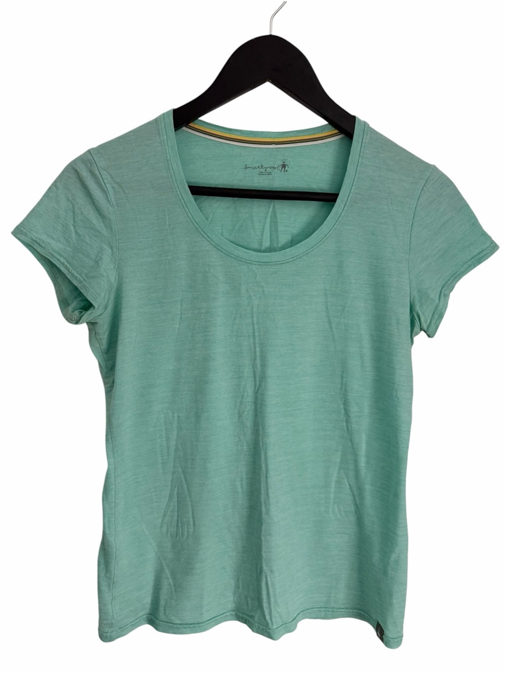 SMARTWOOL Seafoam Green Merino Tencel Lightweight Tee size S